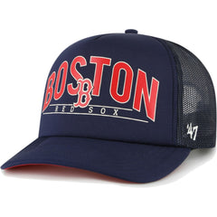 Boston Red Sox Backhaul Foam Trucker Snapback Hat - Navy | 47 brand