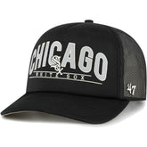 Chicago White Sox Backhaul Foam Trucker Snapback Hat - Black | 47 brand