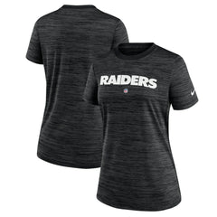 Las Vegas Raiders Women's Sideline Velocity Performance T-Shirt - Black | Nike sale