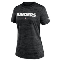 Las Vegas Raiders Women's Sideline Velocity Performance T-Shirt - Black | Nike sale