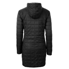 Kansas City Chiefs Cutter & Buck Women's Rainier Primaloft Eco Hooded Long Lightweight Coat - Black sale