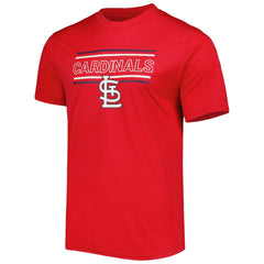 St. Louis Cardinals Concepts Sport Badge Top & Pants Sleep Set - Red/Navy