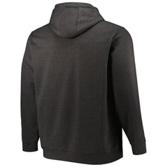Tampa Bay Lightning Fanatics Big & Tall Dynasty Pullover Hoodie Heather Charcoal