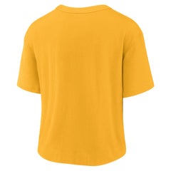 Green Bay Packers Women's High Hip Fashion T-Shirt - Gold/Green | Nike outlet