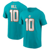Tyreek Hill Miami Dolphins Player Name & Number T-Shirt - Aqua | Nike outlet