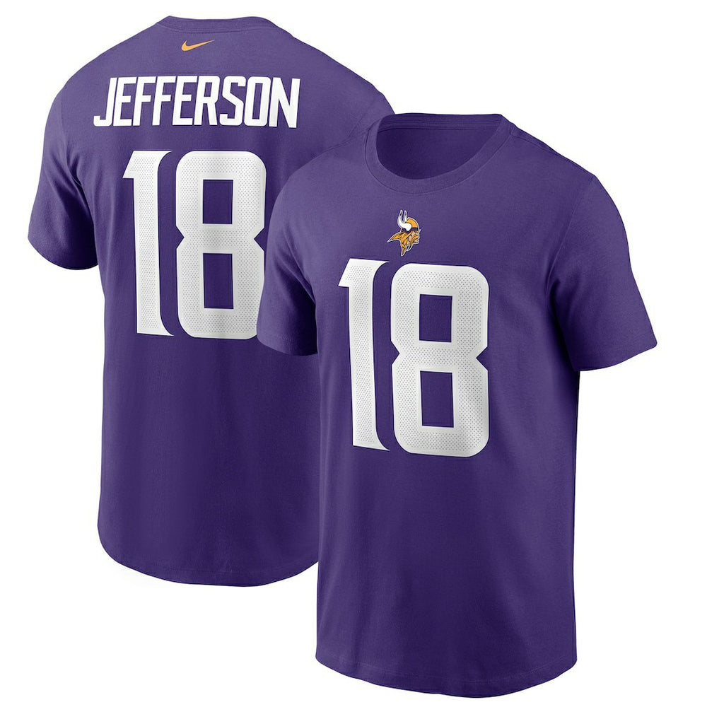 Justin Jefferson Minnesota Vikings Player Name & Number T-Shirt - Purple | Nike outlet
