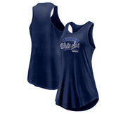 Chicago White Sox Women's Simplicity Swing Racerback Scoop Neck Tank Top - Navy