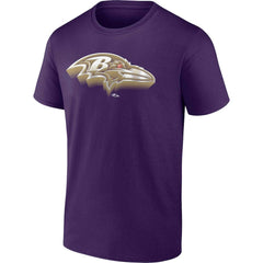 Baltimore Ravens Chrome Dimension T-Shirt - Purple outlet