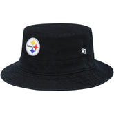 Pittsburgh Steelers '47 Primary Bucket Hat - Black discount