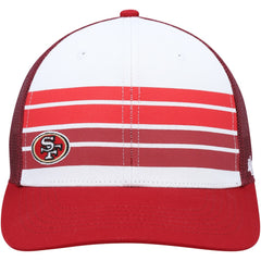 San Francisco 49ers '47 Youth Cove Trucker Snapback Hat - White/Scarlet for sale