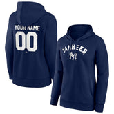 New York Yankees Women's Personalized Cooperstown Collection Winning Streak Pullover Hoodie - Navy