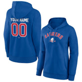 Texas Rangers Women's Personalized Cooperstown Collection Winning Streak Pullover Hoodie - Royal