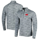 Buffalo Bills Antigua Brigade Throwback Quarter-Zip Top - Gray online
