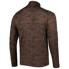 Cleveland Browns Antigua Brigade Quarter-Zip Sweatshirt - Brown sale