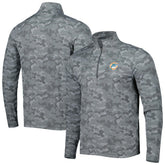 Miami Dolphins Antigua Brigade Throwback Quarter-Zip Top - Gray discount