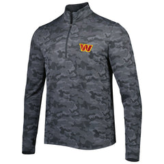 Washington Commanders Antigua Brigade Quarter-Zip Sweatshirt - Black on sale