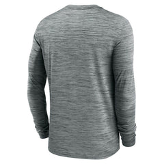 Cleveland Browns Sideline Team Velocity Performance Long Sleeve T-Shirt - Heather Gray | Nike outlet
