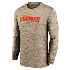 Cleveland Browns Sideline Team Velocity Performance Long Sleeve T-Shirt - Brown | Nike discount