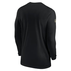 New Orleans Saints Sideline Coach Performance Long Sleeve T-Shirt - Black | Nike on sale