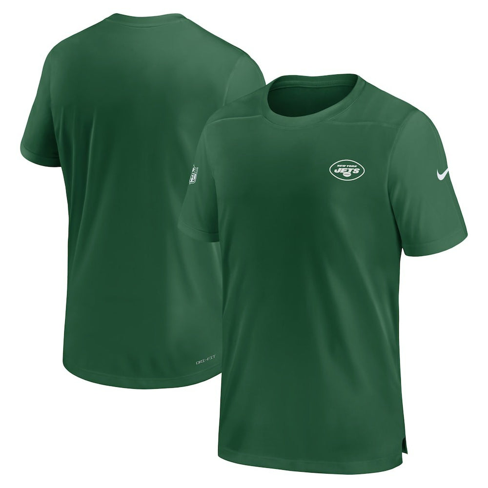 New York Jets Sideline Coach Performance T-Shirt - Green | Nike outlet