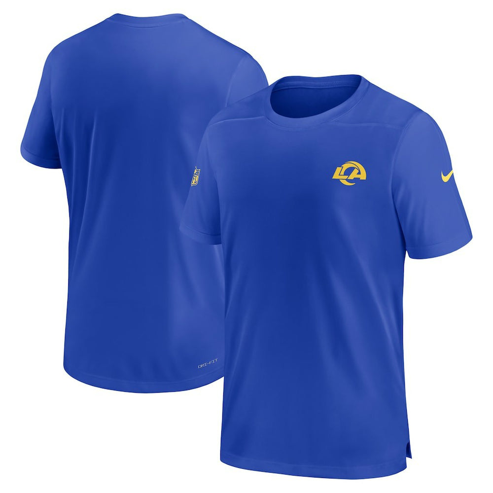 Los Angeles Rams Sideline Coach Performance T-Shirt - Royal | Nike cheap