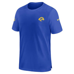 Los Angeles Rams Sideline Coach Performance T-Shirt - Royal | Nike cheap