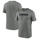 Las Vegas Raiders Sideline Legend Performance T-Shirt - Heather Gray | Nike online