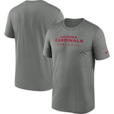 Arizona Cardinals Sideline Legend Performance T-Shirt - Heather Gray | Nike for sale