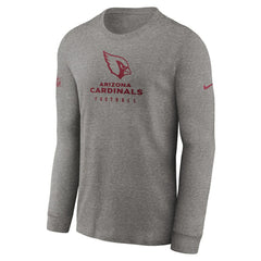 Arizona Cardinals Sideline Performance Long Sleeve T-Shirt - Heather Gray | Nike for sale