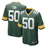 Zach Tom Green Bay Packers Game Player Jersey - Green | Nike on sale