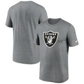 Las Vegas Raiders Primetime Legend Logo Performance T-Shirt - Heather Charcoal | Nike sale
