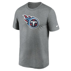 Tennessee Titans Primetime Legend Logo Performance T-Shirt - Heather Charcoal | Nike outlet