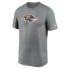 Baltimore Ravens Primetime Legend Logo Performance T-Shirt - Heather Charcoal | Nike discount