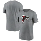 Atlanta Falcons Primetime Legend Logo Performance T-Shirt - Heather Charcoal | Nike outlet