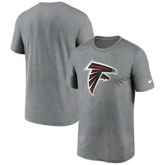 Atlanta Falcons Primetime Legend Logo Performance T-Shirt - Heather Charcoal | Nike outlet