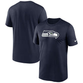 Seattle Seahawks Primetime Legend Logo Performance T-Shirt - College Navy | Nike for sale