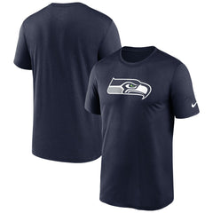 Seattle Seahawks Primetime Legend Logo Performance T-Shirt - College Navy | Nike for sale