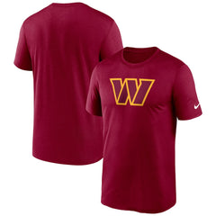 Washington Commanders Primetime Legend Logo Performance T-Shirt - Burgundy | Nike online