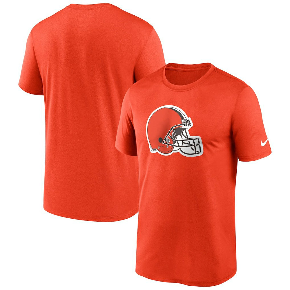 Cleveland Browns Primetime Legend Logo Performance T-Shirt - Orange | Nike for sale