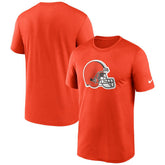 Cleveland Browns Primetime Legend Logo Performance T-Shirt - Orange | Nike for sale