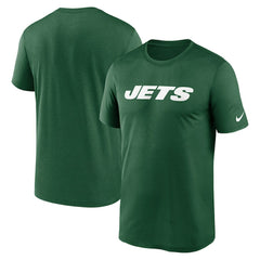 New York Jets Legend Wordmark Performance T-Shirt - Green | Nike discount