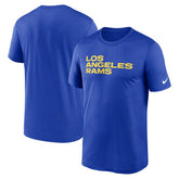 Los Angeles Rams Legend Wordmark Performance T-Shirt - Royal | Nike cheap