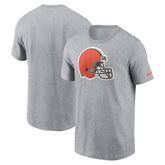 Cleveland Browns Logo Essential T-Shirt - Gray | Nike outlet