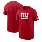 New York Giants Primetime Logo Essential T-Shirt - Red | Nike outlet