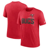 Tampa Bay Buccaneers Team Tri-Blend T-Shirt - Heather Red | Nike on sale