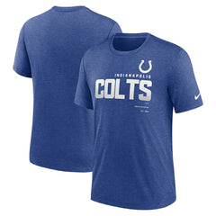 Indianapolis Colts Team Tri-Blend T-Shirt - Heather Royal | Nike sale