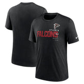 Atlanta Falcons Team Tri-Blend T-Shirt - Heather Black | Nike cheap