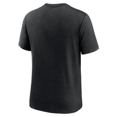 New Orleans Saints Team Tri-Blend T-Shirt - Heather Black | Nike outlet