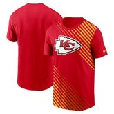 Kansas City Chiefs Yard Line Fashion Asbury T-Shirt - Red | Nike outlet