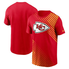 Kansas City Chiefs Yard Line Fashion Asbury T-Shirt - Red | Nike outlet